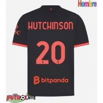 Camiseta AC Milan Omari Hutchinson #20 Tercera Equipación 2026-27 manga corta